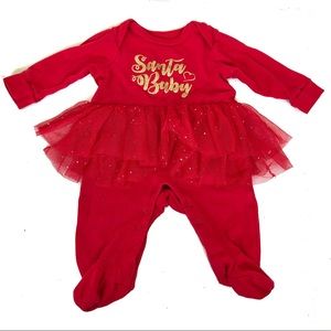 Fabulous Santa baby Christmas pajamas baby girl